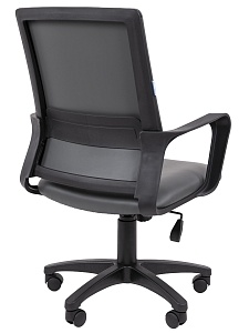 Офисное кресло CHAIRMAN 606 ЭКО, экокожа, серый